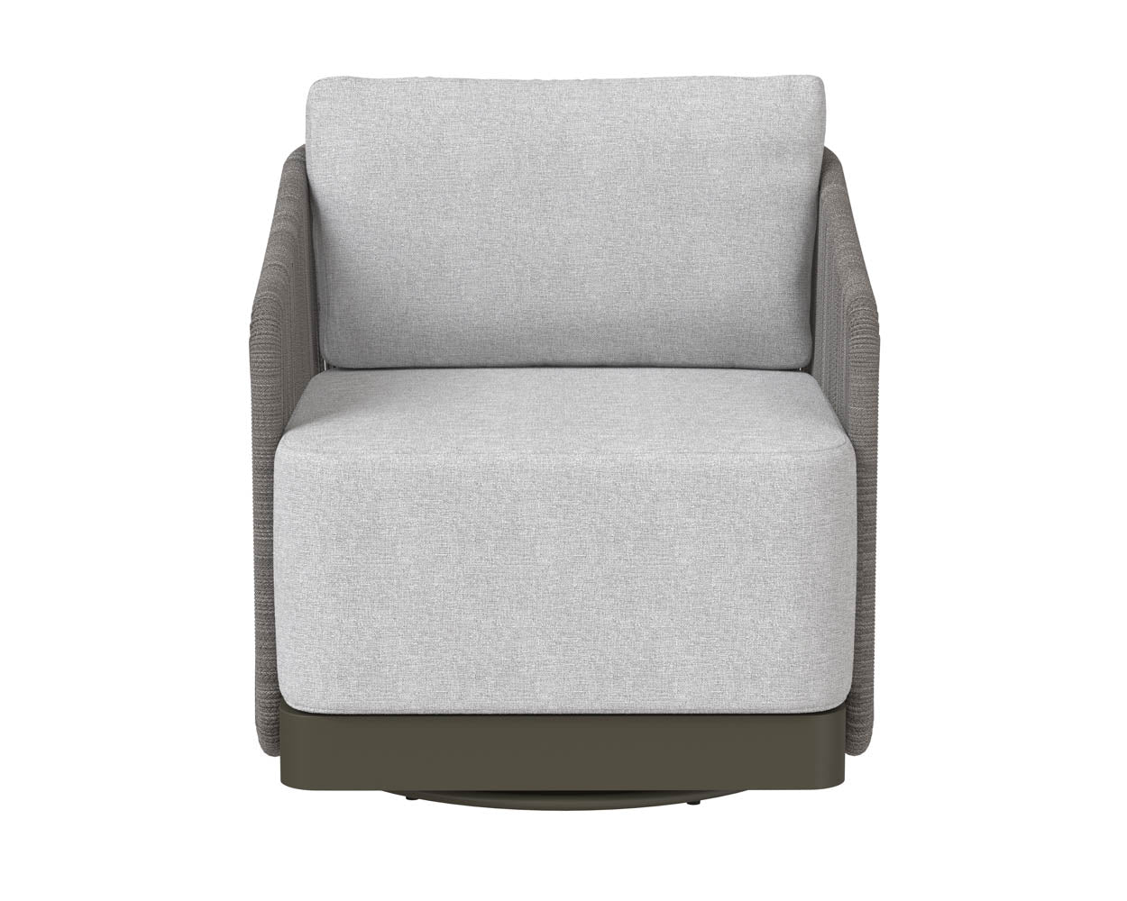 SUNPAN Outdoor Chairs - Allariz Swivel Armchair - Warm Grey - Gracebay Light Grey