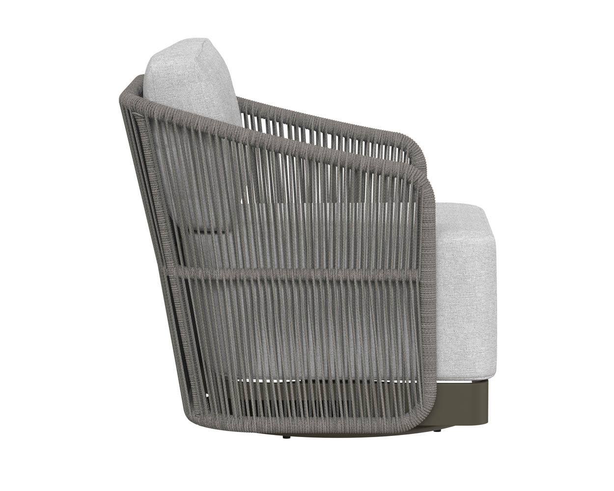 SUNPAN Outdoor Chairs - Allariz Swivel Armchair - Warm Grey - Gracebay Light Grey
