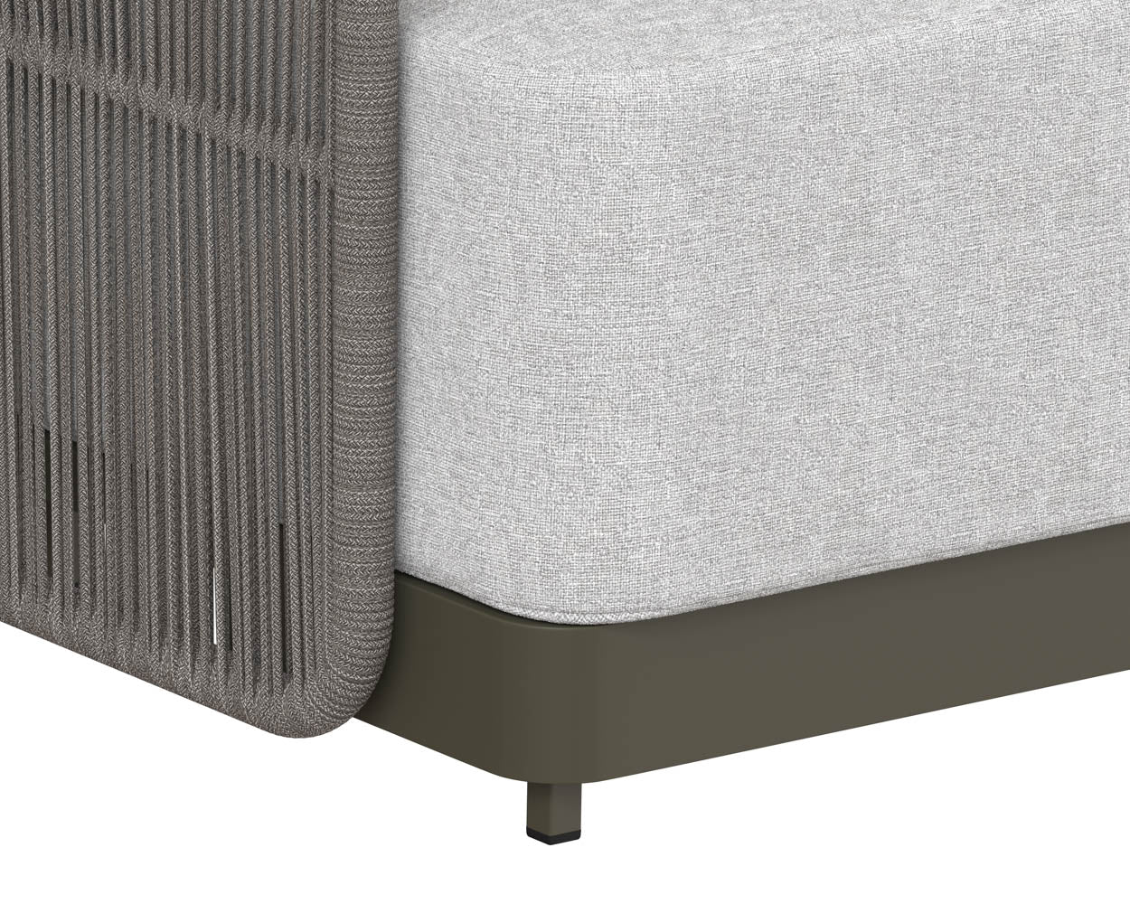 SUNPAN Outdoor Sofas - Allariz Sofa - Warm Grey - Gracebay Light Grey