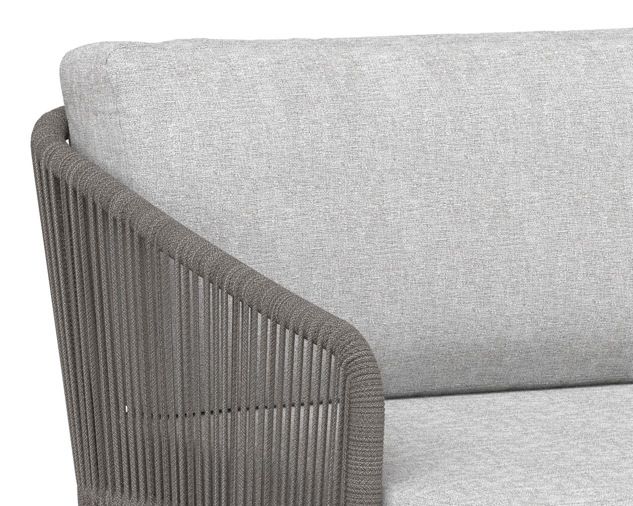 SUNPAN Outdoor Sofas - Allariz Sofa - Warm Grey - Gracebay Light Grey