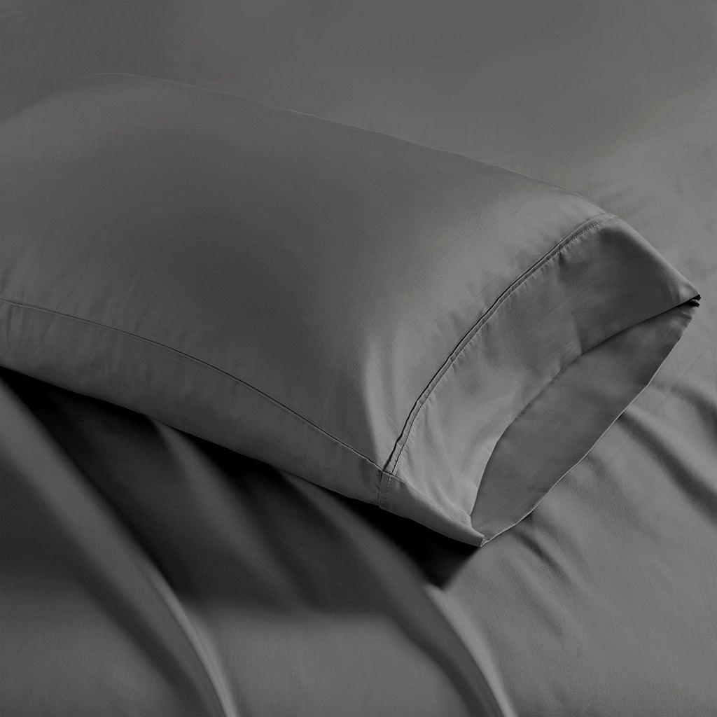 Olliix.com Pillowcases & Shams - 1500 Thread Count King Pillowcase Charcoal