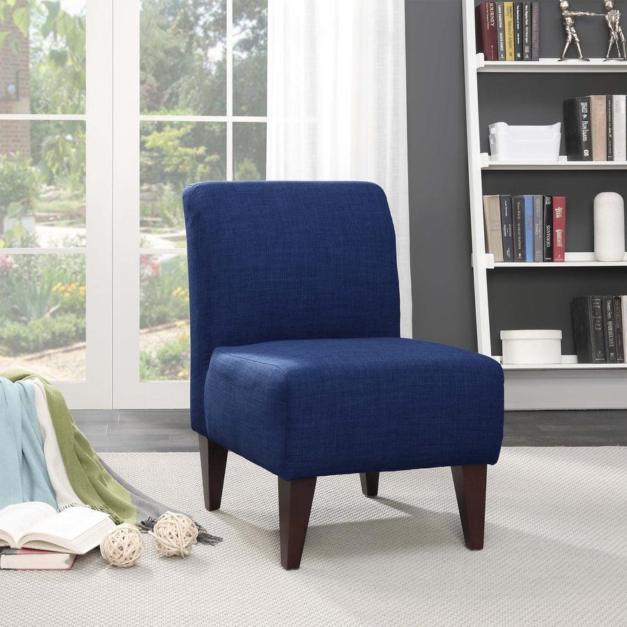 Elements Accent Chairs - 35" North Accent Slipper Chair Blue