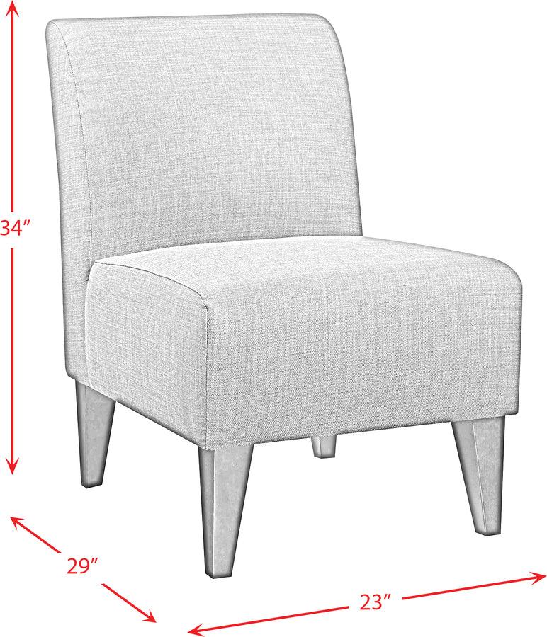 Elements Accent Chairs - 35" North Accent Slipper Chair Blue