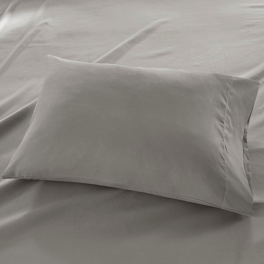 Olliix.com Sheets & Sheet Sets - 3M Microcell Cal King Sheet Set Gray