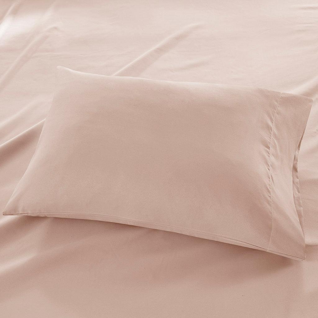 Olliix.com Sheets & Sheet Sets - 3M Microcell Twin Sheet Set Blush