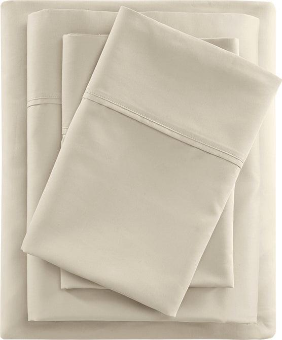 Olliix.com Sheets & Sheet Sets - 400 Thread Count Full Sheet Set Ivory