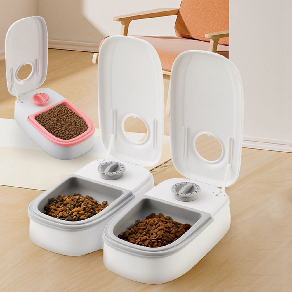 Regis Pet Grooming Supplies - Automatic Pet Feeder Smart Food Dispenser For Cats Dogs Timer Stainless Steel Bowl Auto Dog Cat Pet Feeding Pets Supplies