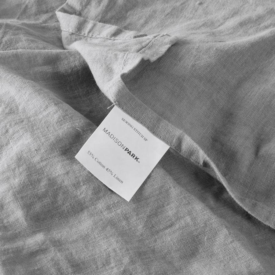 Olliix.com Sheets & Sheet Sets - 4PC Sheet Set Gray MP20-7886