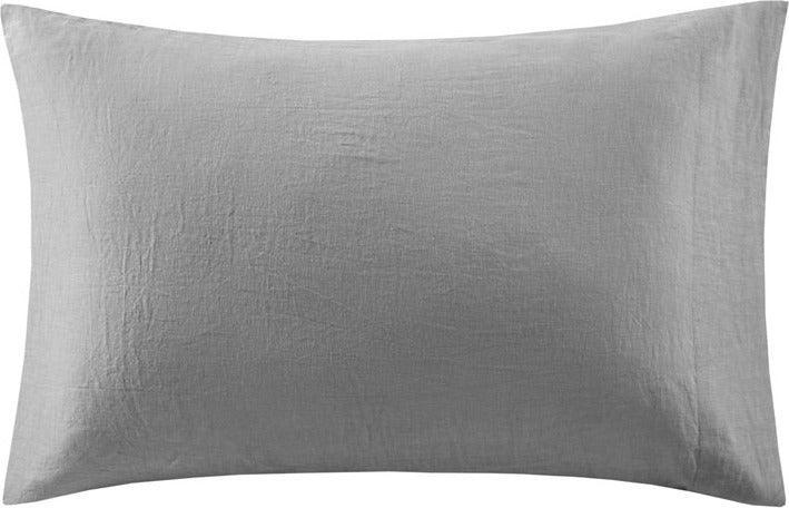 Olliix.com Sheets & Sheet Sets - 4PC Sheet Set Gray MP20-7886