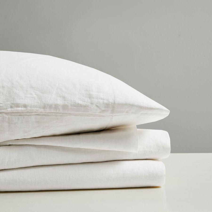 Olliix.com Sheets & Sheet Sets - 4PC Sheet Set Ivory MP20-7892
