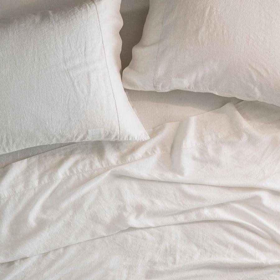 Olliix.com Sheets & Sheet Sets - 4PC Sheet Set Ivory MP20-7892