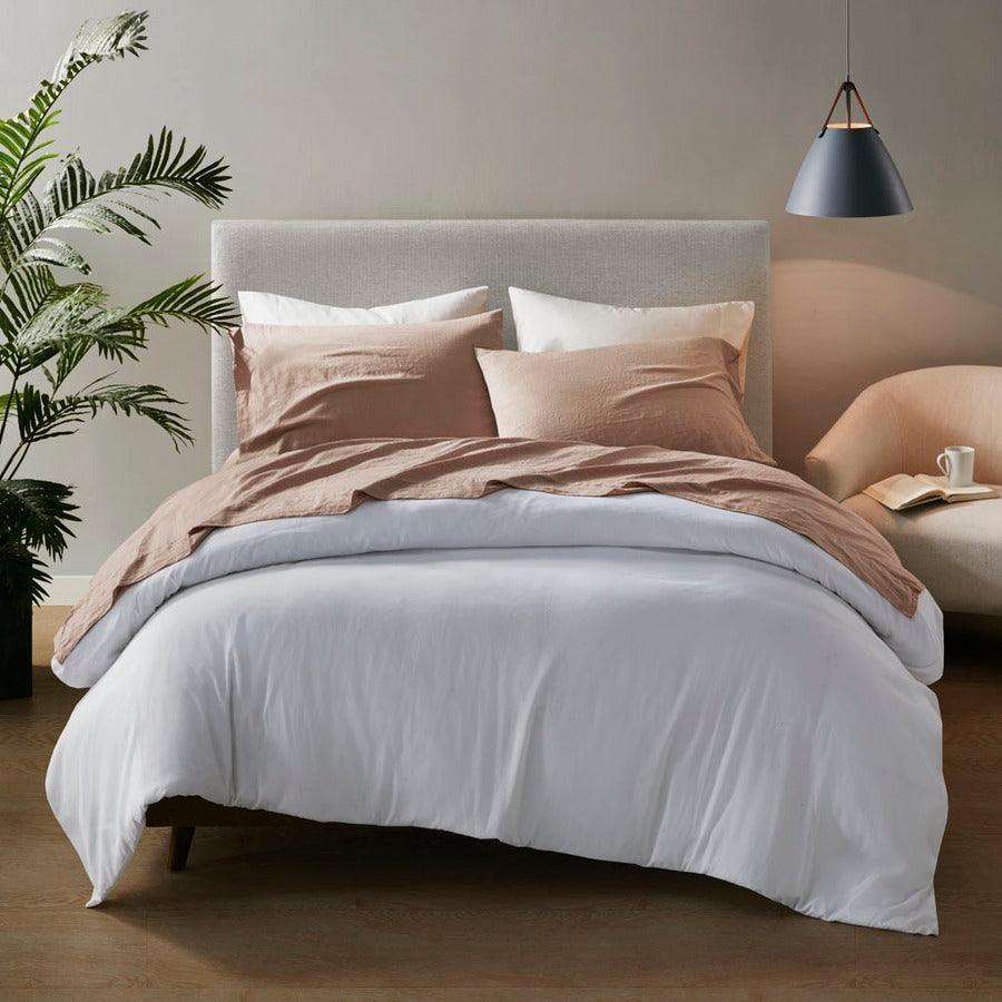 Olliix.com Sheets & Sheet Sets - 4PC Sheet Set Warm Taupe MP20-7881