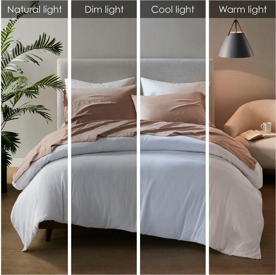 Olliix.com Sheets & Sheet Sets - 4PC Sheet Set Warm Taupe MP20-7881