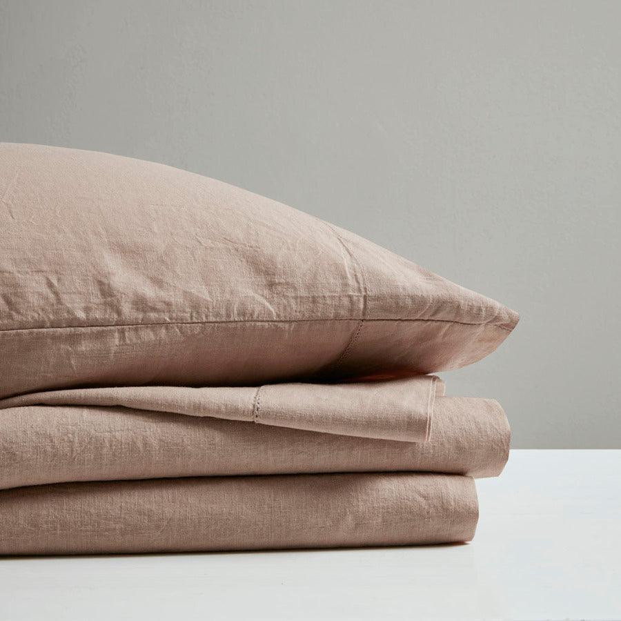 Olliix.com Sheets & Sheet Sets - 4PC Sheet Set Warm Taupe MP20-7881