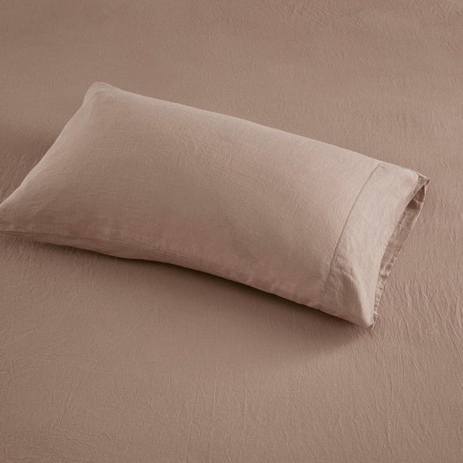 Olliix.com Sheets & Sheet Sets - 4PC Sheet Set Warm Taupe MP20-7881