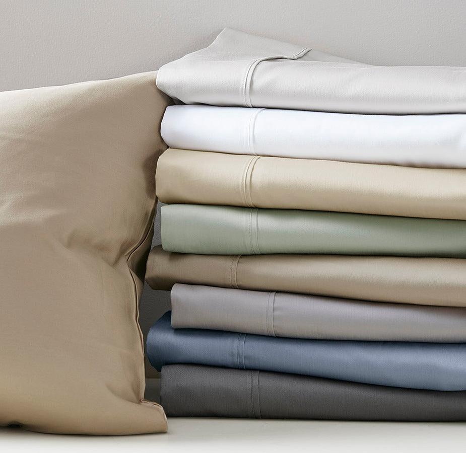 Olliix.com Comforters & Blankets - 525 Thread Count Cotton Blend Sheet Set Blue Queen