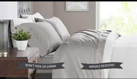 Olliix.com Comforters & Blankets - 525 Thread Count Cotton Blend Sheet Set Blue Queen