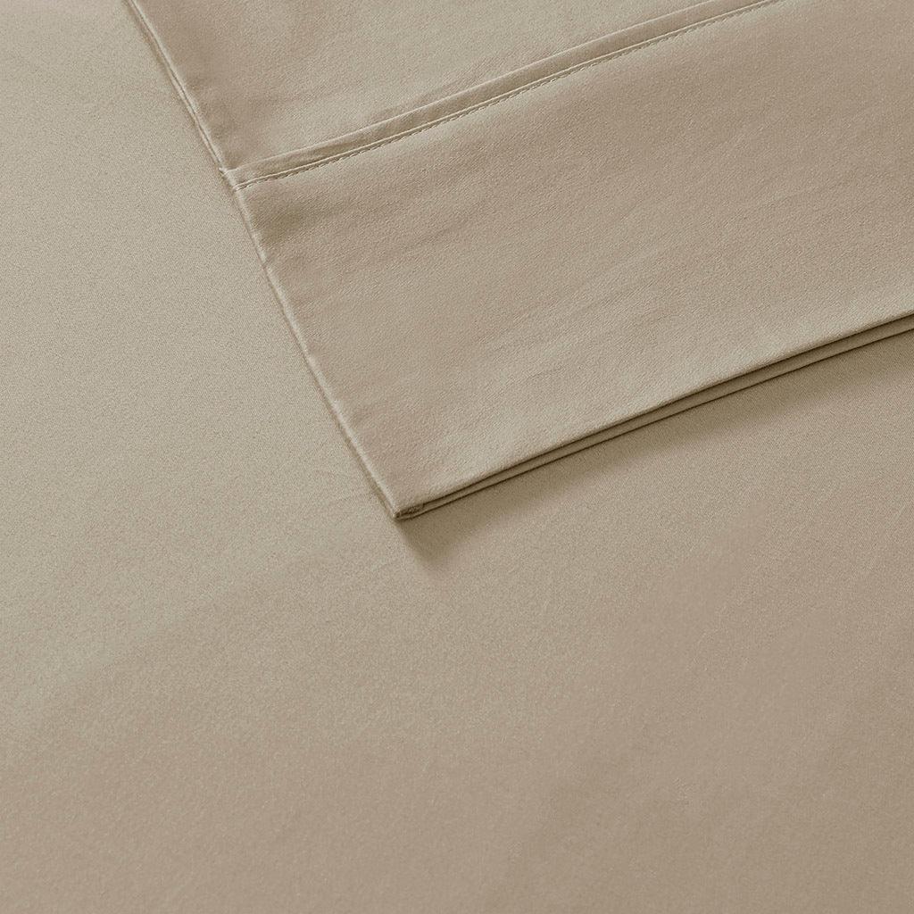 Olliix.com Sheets & Sheet Sets - 525 Thread Count Full Sheet Set Khaki