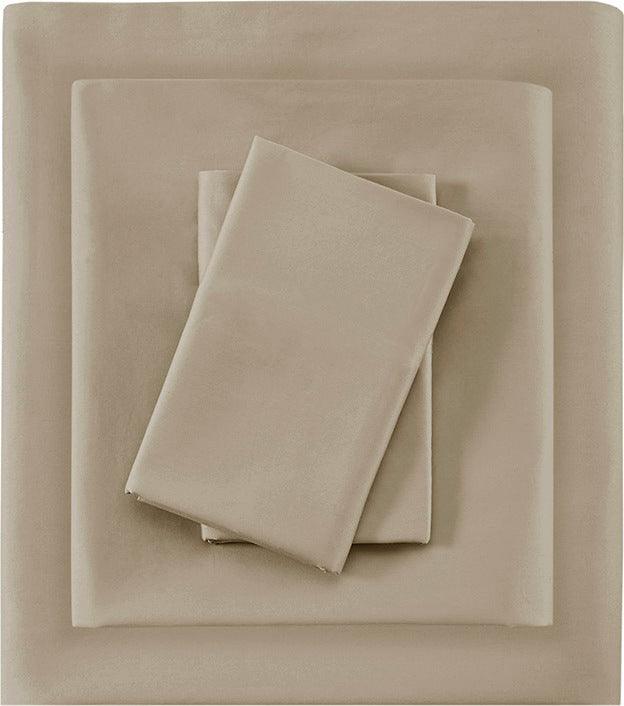 Olliix.com Sheets & Sheet Sets - 525 Thread Count Full Sheet Set Khaki