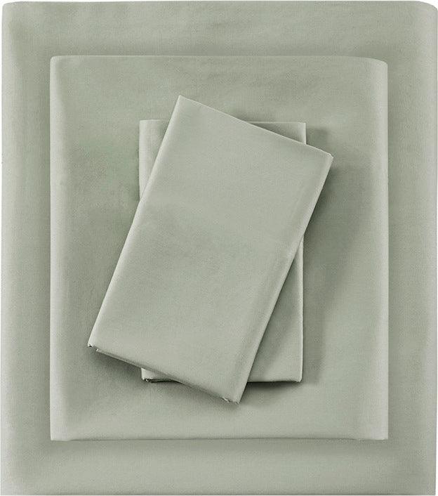 Olliix.com Sheets & Sheet Sets - 525 Thread Count Full Sheet Set Sage