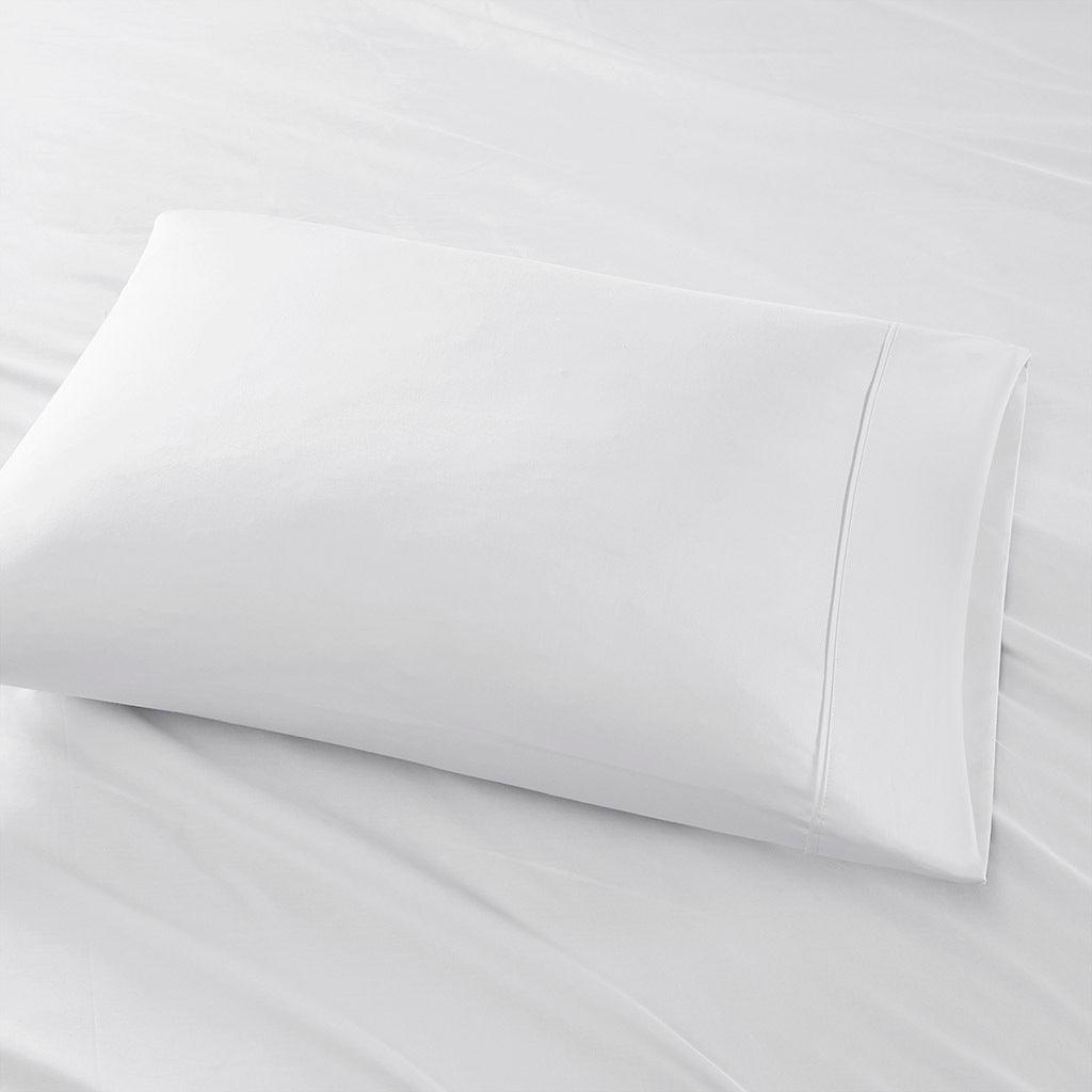 Olliix.com Sheets & Sheet Sets - 525 Thread Count Full Sheet Set White