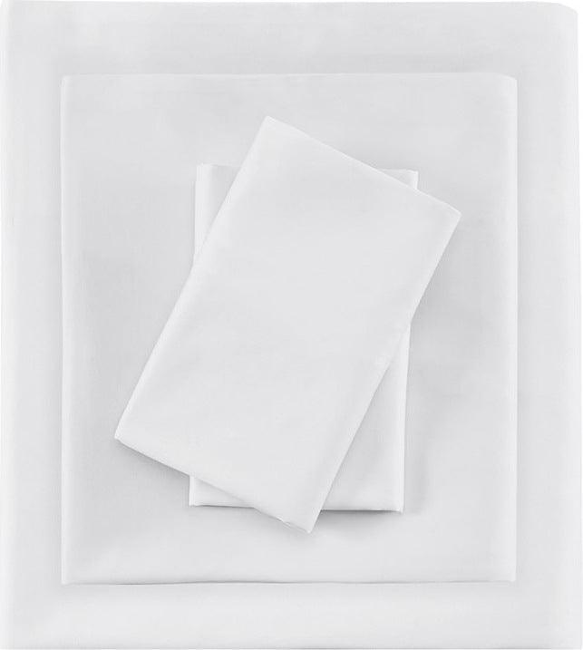 Olliix.com Sheets & Sheet Sets - 525 Thread Count Full Sheet Set White
