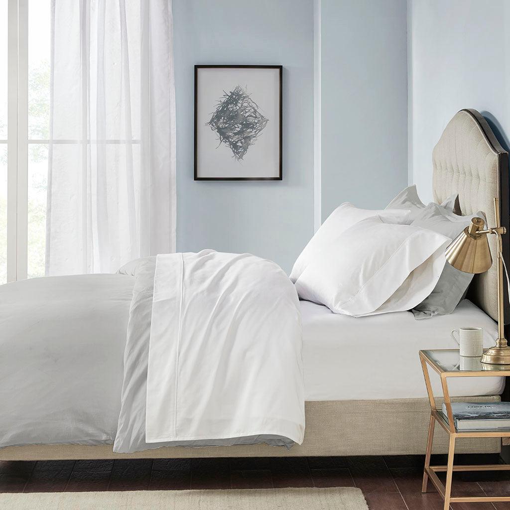 Olliix.com Sheets & Sheet Sets - 600 Thread Count King 102" Sheet Set White