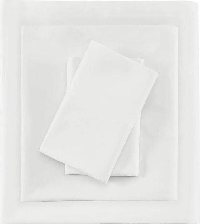 Olliix.com Sheets & Sheet Sets - 600 Thread Count King 102" Sheet Set White
