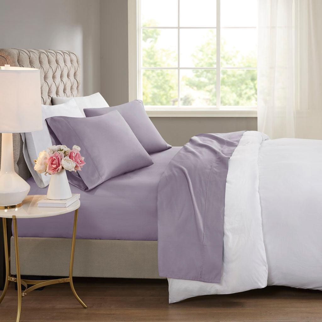 Olliix.com Sheets & Sheet Sets - 600 Thread Count King Sheet Set Purple