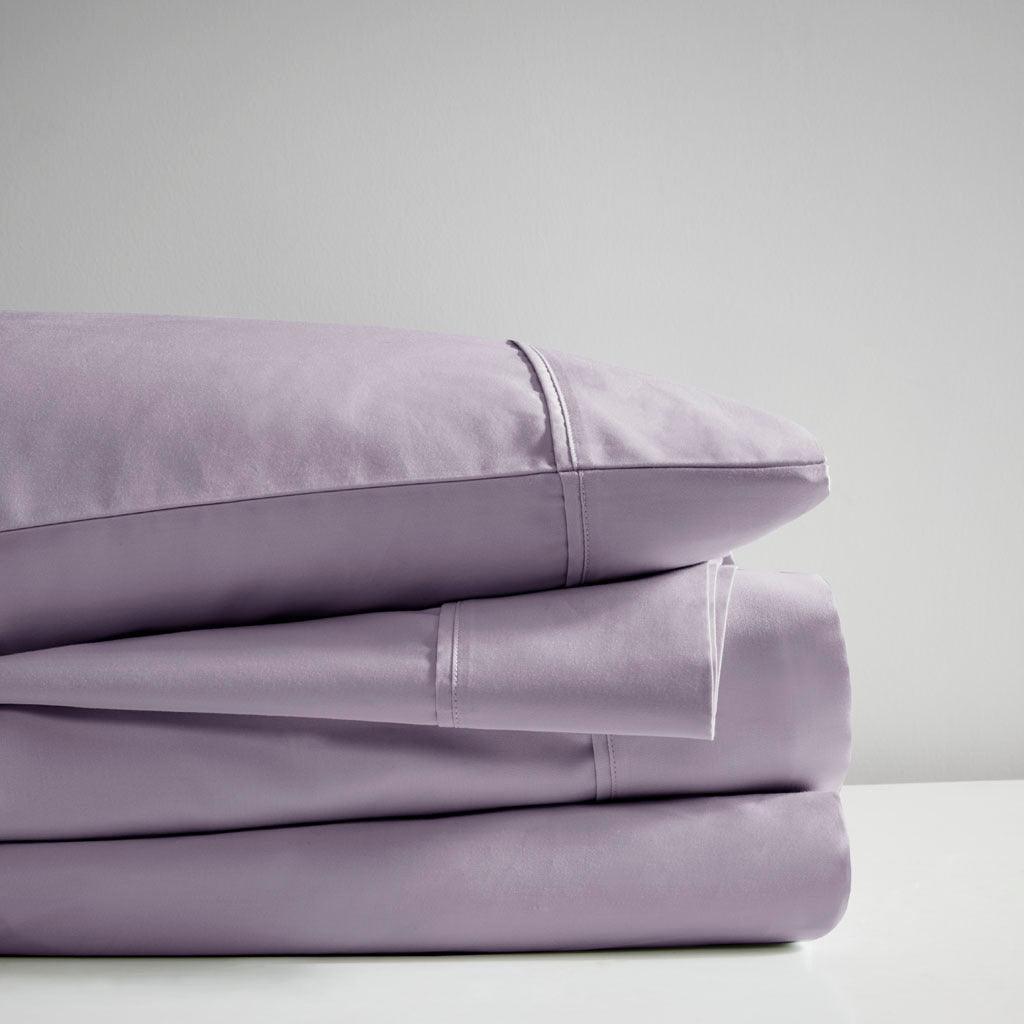 Olliix.com Sheets & Sheet Sets - 600 Thread Count King Sheet Set Purple