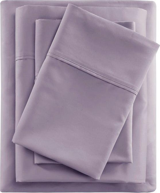Olliix.com Sheets & Sheet Sets - 600 Thread Count King Sheet Set Purple