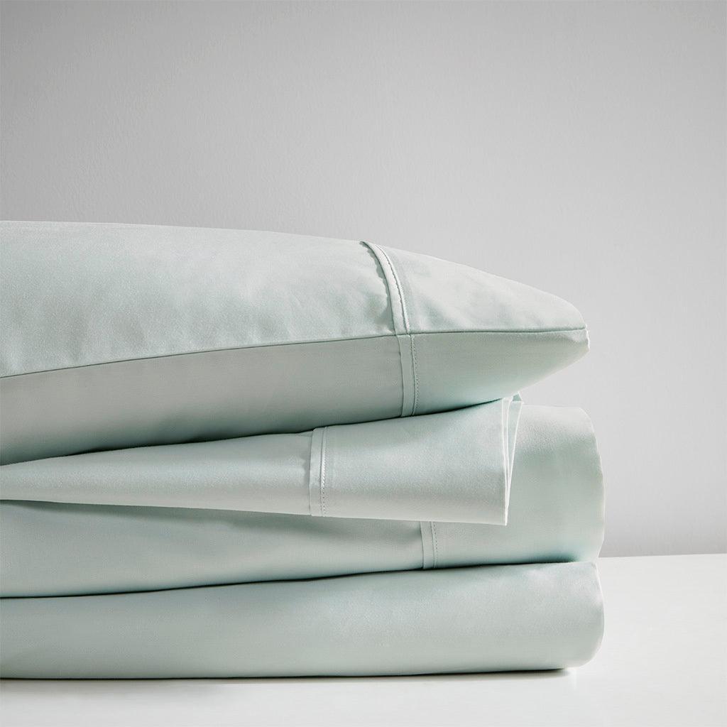 Olliix.com Sheets & Sheet Sets - 600 Thread Count Queen Sheet Set Seafoam