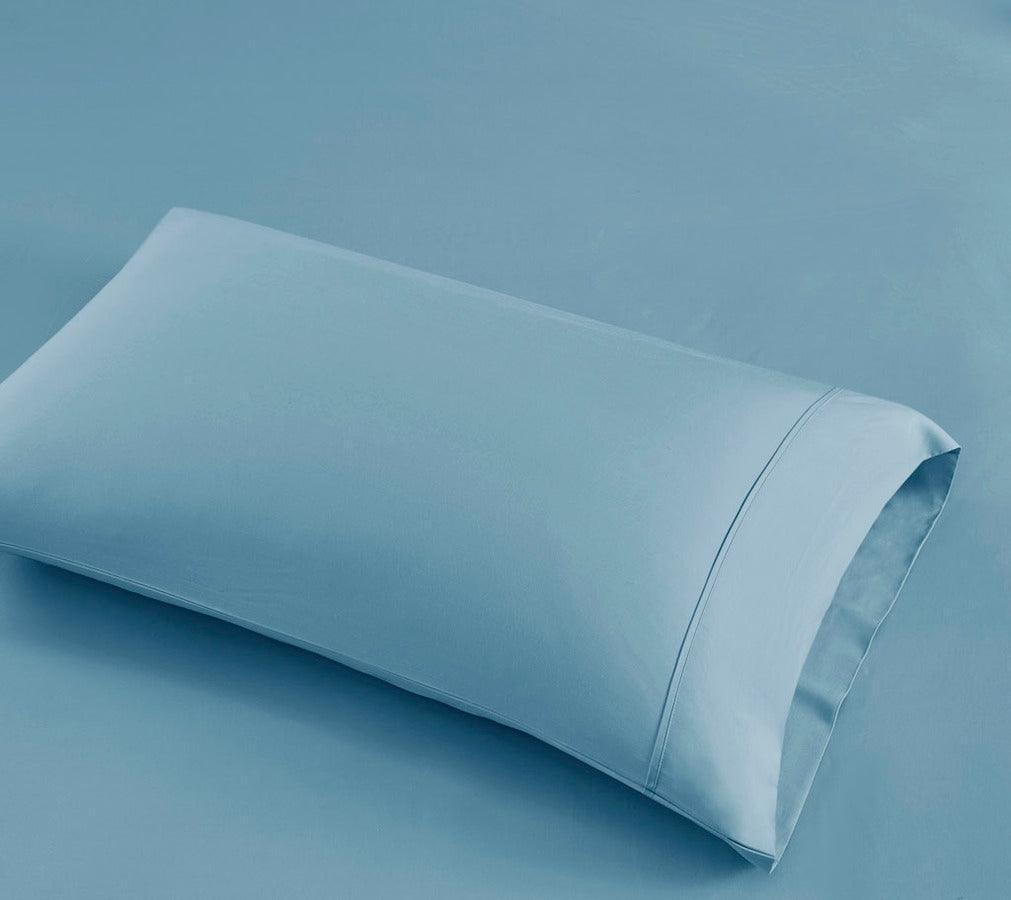 Olliix.com Sheets & Sheet Sets - 700TC TriBlend Anti-microbial 4 Piece sheet set Queen Blue