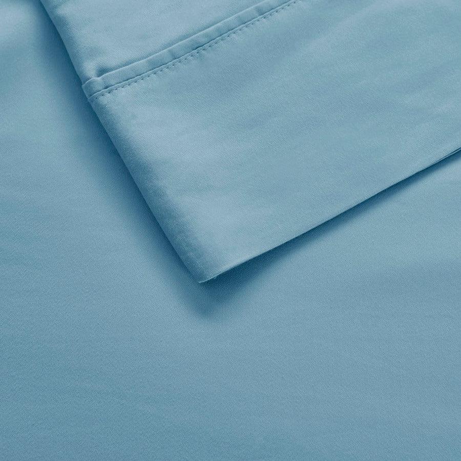 Olliix.com Sheets & Sheet Sets - 700TC TriBlend Anti-microbial 4 Piece sheet set Queen Blue