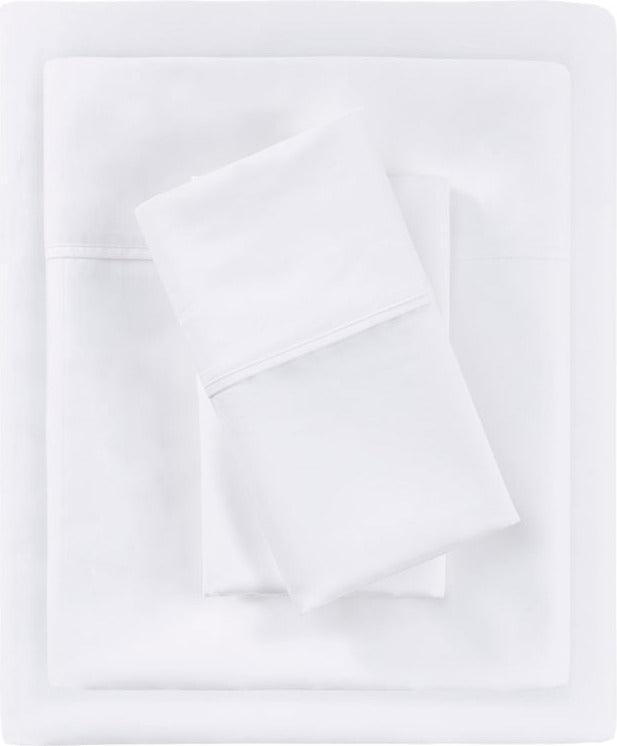 Olliix.com Sheets & Sheet Sets - 700TC TriBlend Anti-microbial 4 Piece sheet set Queen White