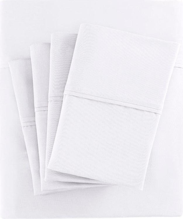 Olliix.com Sheets & Sheet Sets - 800 Thread Count Split King Sheet Set White