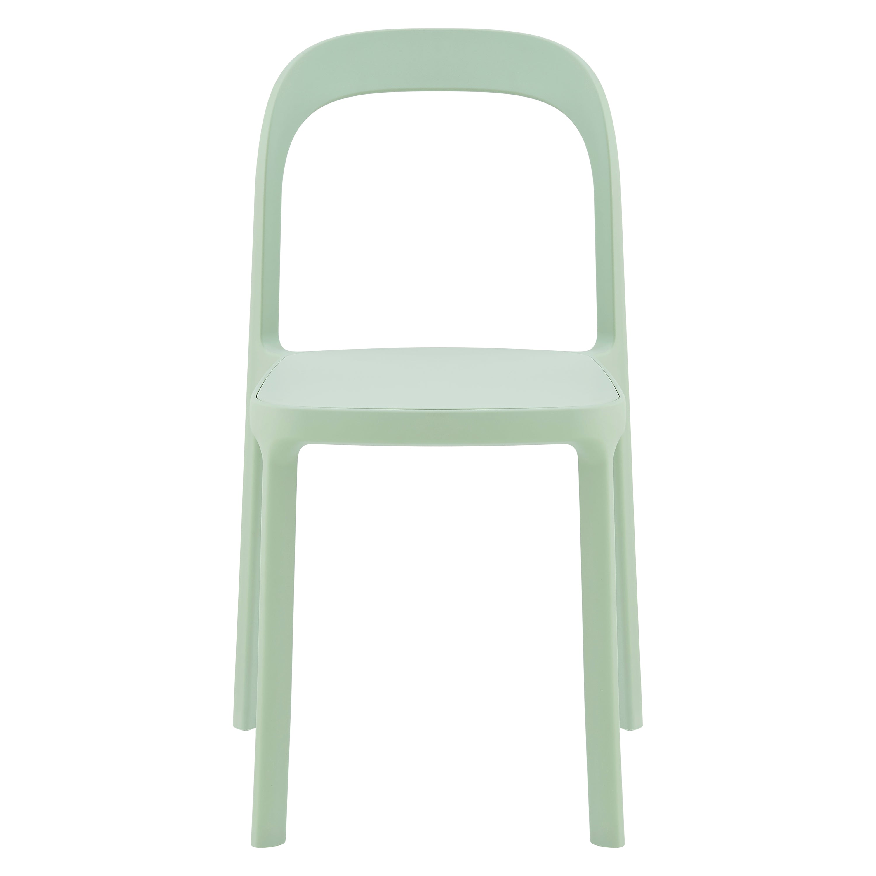 Euro Style Dining Chairs - Lance Stackable Side Chair in Mint Polypropylene - Set of 2