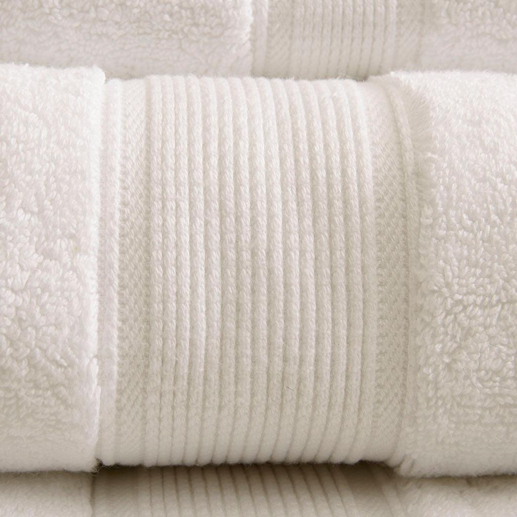 Olliix.com Bath Towels - 800GSM 8-Piece Towel Set Cream