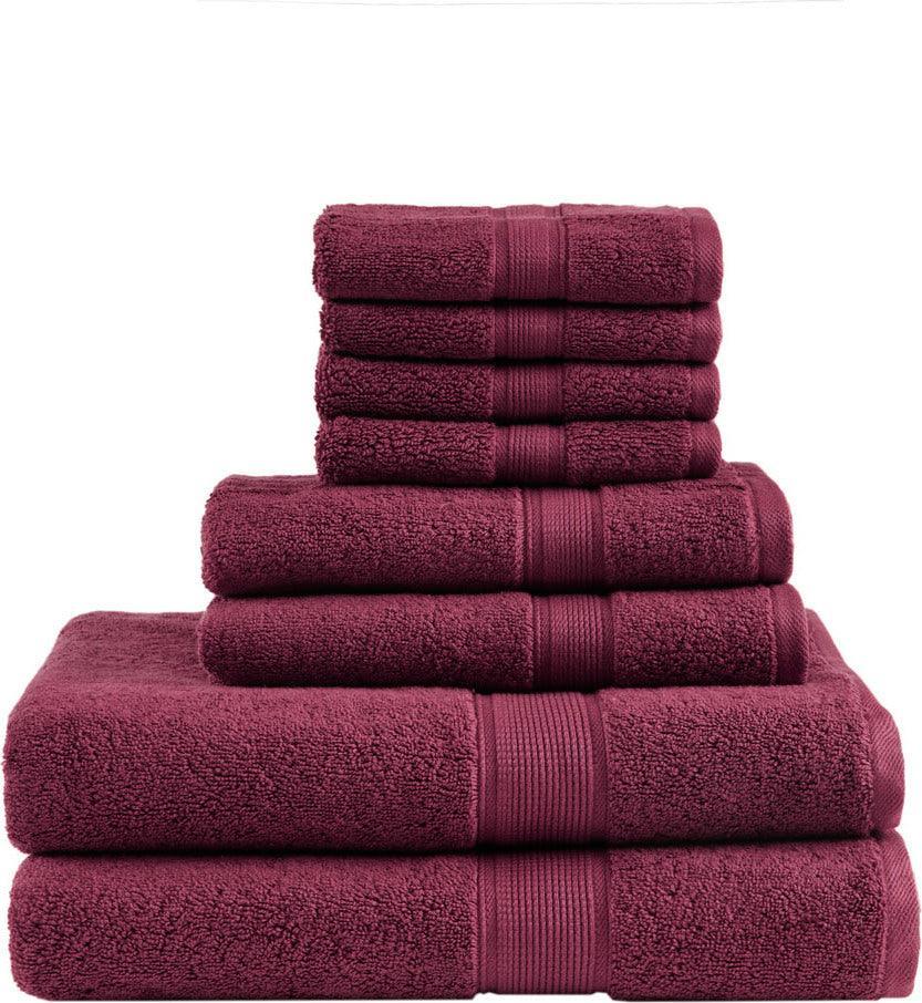 Olliix.com Bath Towels - 800GSM Bath Towel Burgundy