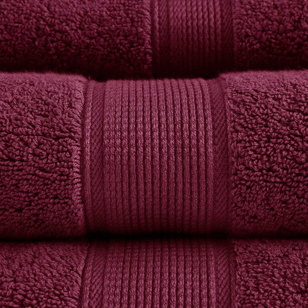 Olliix.com Bath Towels - 800GSM Bath Towel Burgundy