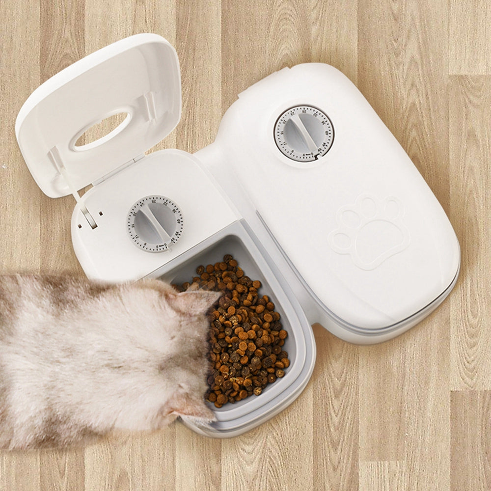 Regis Pet Grooming Supplies - Automatic Pet Feeder Smart Food Dispenser For Cats Dogs Timer Stainless Steel Bowl Auto Dog Cat Pet Feeding Pets Supplies