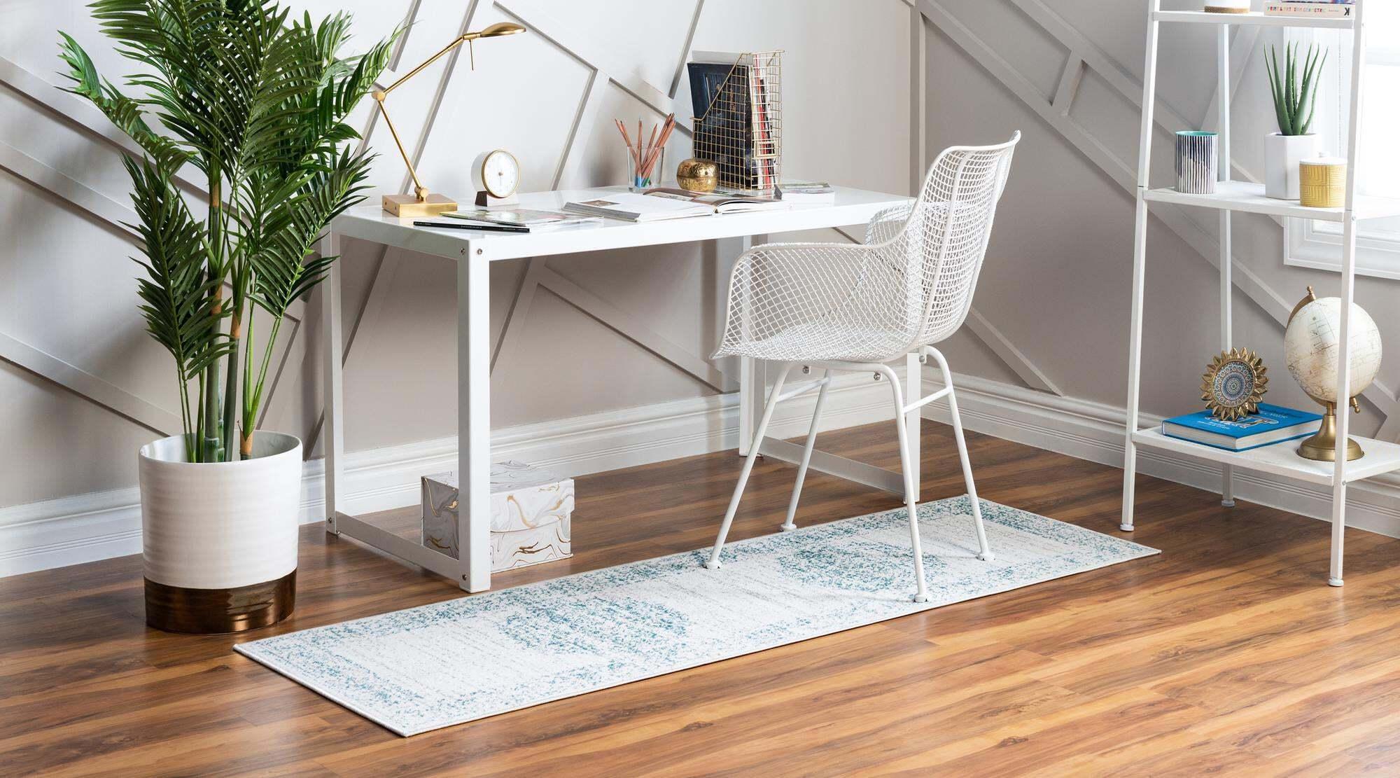 Unique Loom Indoor Rugs - Aarhus 3' x 10' Runner Rug Cream