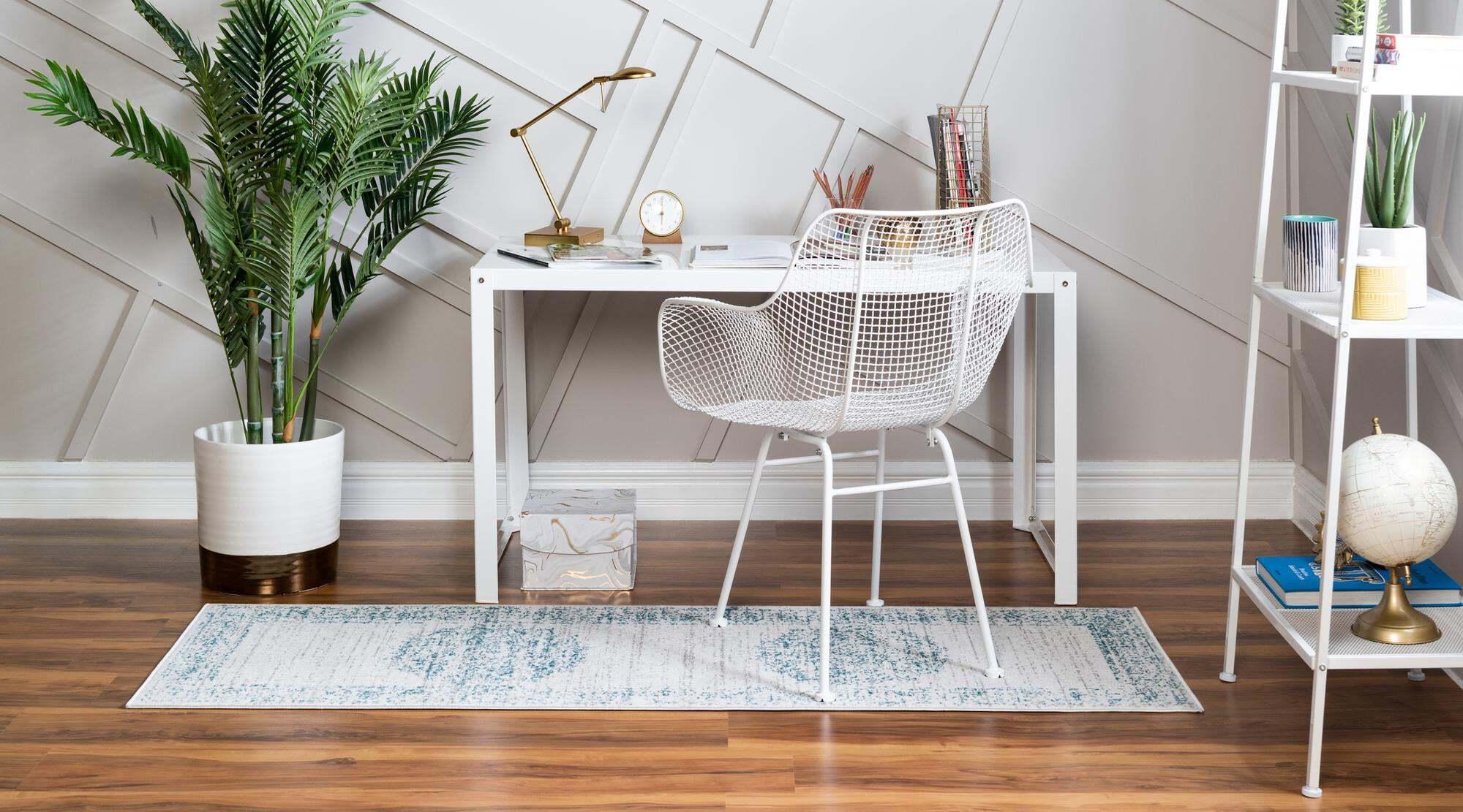 Unique Loom Indoor Rugs - Aarhus 3' x 10' Runner Rug Cream