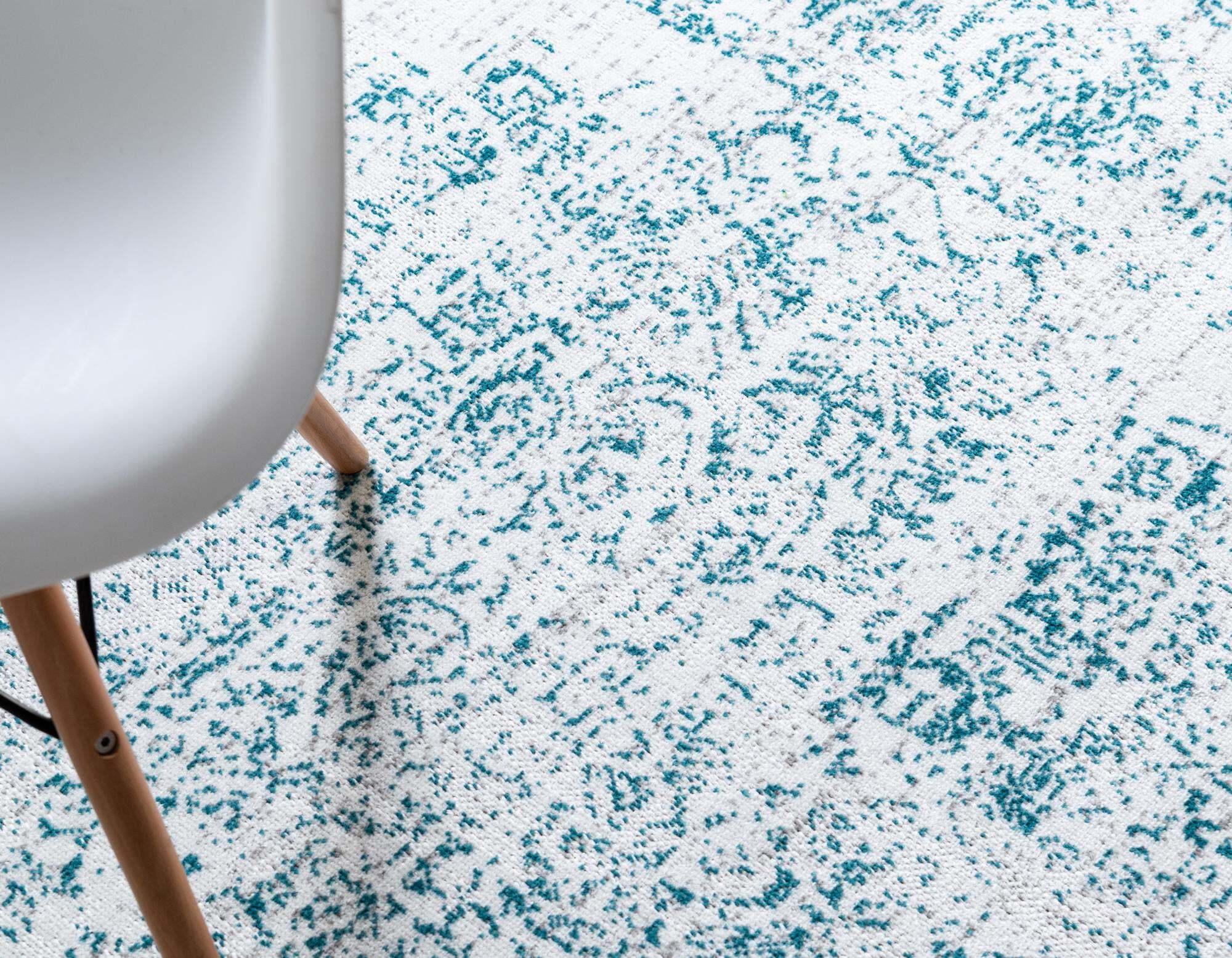 Unique Loom Indoor Rugs - Aarhus 5' x 7' 9 Rectangle Rug Cream
