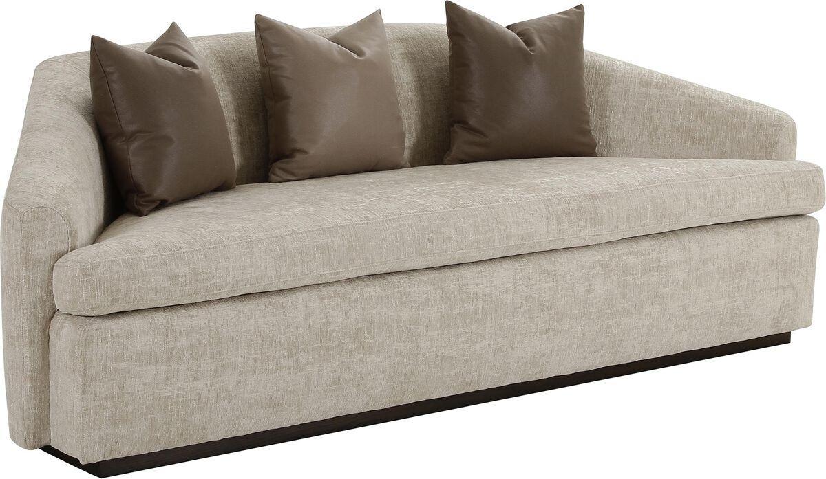 Tov Furniture Sofas & Couches - Abreeyah Beige Velvet Sofa