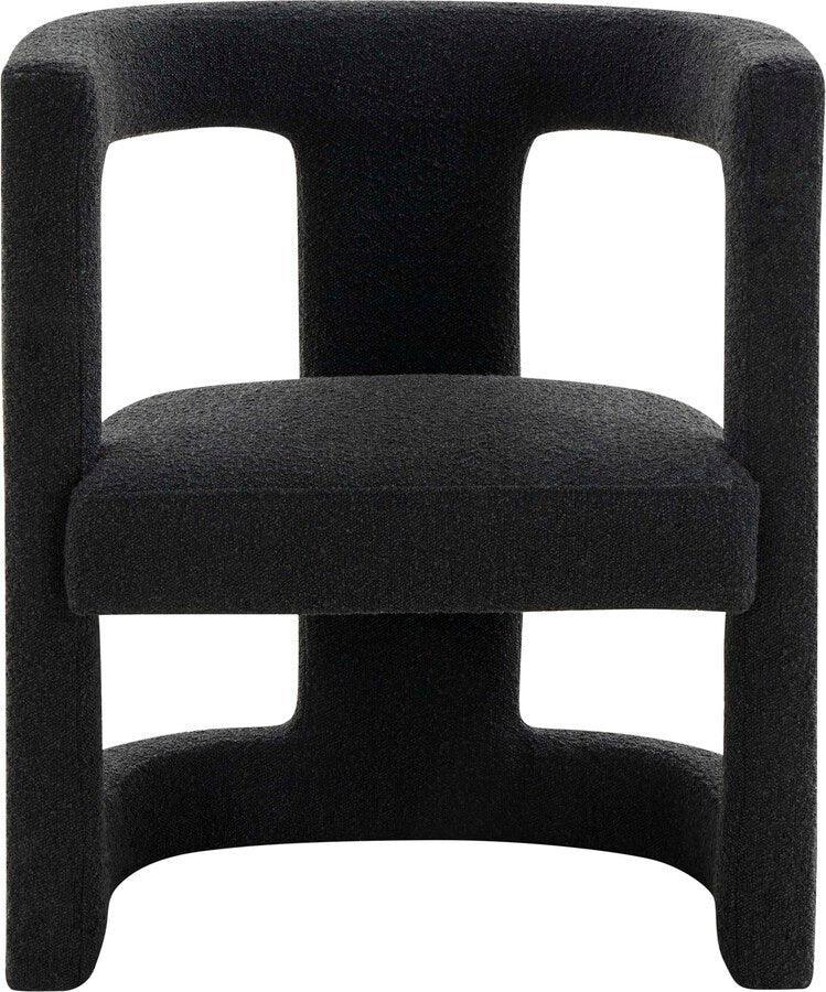 Tov Furniture Accent Chairs - Ada Black Boucle Chair