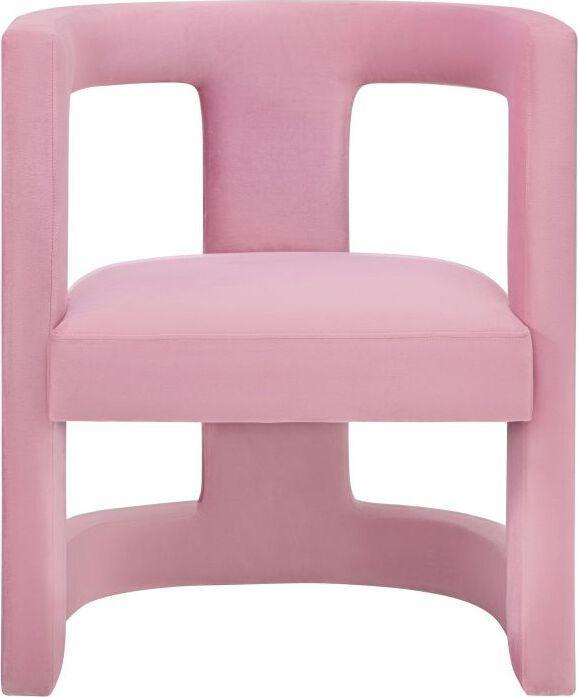 Tov Furniture Accent Chairs - Ada Pink Velvet Chair