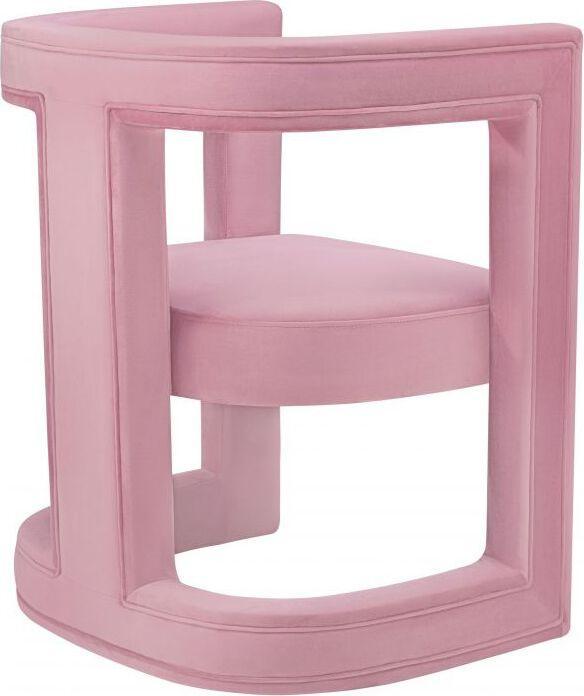 Tov Furniture Accent Chairs - Ada Pink Velvet Chair