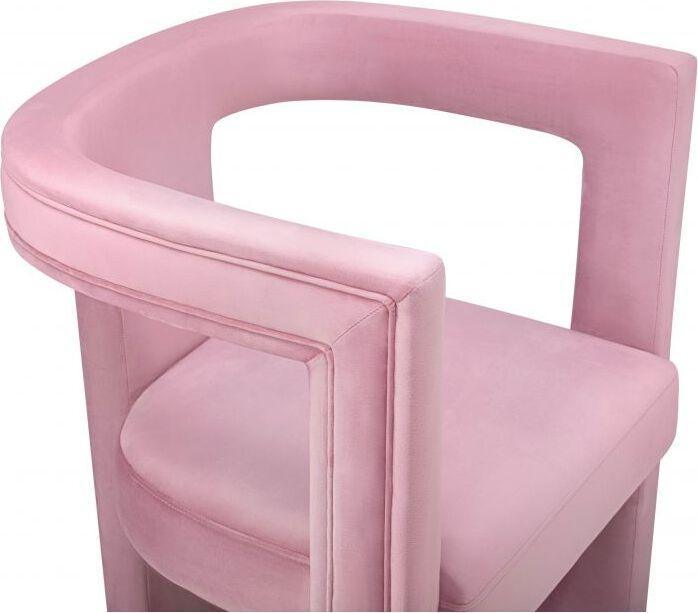 Tov Furniture Accent Chairs - Ada Pink Velvet Chair