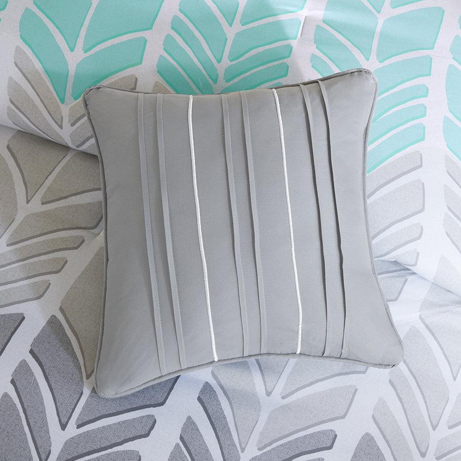 Olliix.com Comforters & Blankets - Adel 20 " D Comforter Set Aqua Twin/Twin XL
